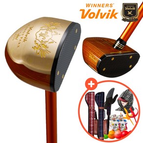 [VOLVIK] 국내산 고급 파크골프 채 클럽 볼빅 킹스파크 풀세트, 레드, 21