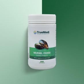 트루메디 뉴질랜드 초록홍합 푸른홍합 MUSSEL 25000 300캡슐 녹색입, 1개, 300정