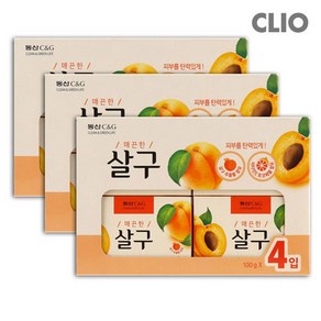 크리오 살구비누100G 4입, 100g, 12개