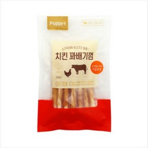 퍼피아이 강아지간식 치킨 꽈배기껌 100g, 1개