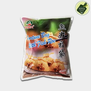 차마요마켓 날치알 유부 주머니 마라탕 재료 500g, 1개