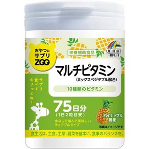 서플리먼트 ユニマットリケン 유니 매트 리켄 간식 사프리 ZOO 멀티 비타민 150G B01B74BTKM, 1개