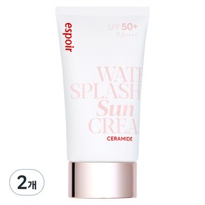 에스쁘아 워터 스플래쉬 세라마이드 선크림 SPF50+ PA++++, 60ml, 2개