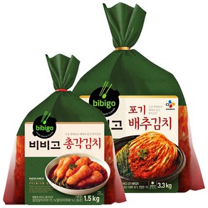 비비고 포기배추김치 3.3kg+비비고 총각김치 1.5kg