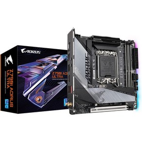 기가바이트 Z790I AROUS 울트라 LGA 1700 인텔 Z790 미니 ITX DDR5 듀얼 M.2 PCIe 5.0 USB 3.2 Gen2X2 TypeC 킬러 WiFi 6E, 1개