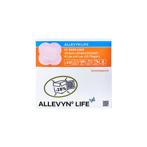 스미스앤드네퓨 allevyn life 알레빈라이프 15.4x15.4cm 10매 상처 욕창 드레싱밴드, 1개