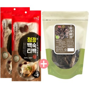 국산 삼계탕 재료 100g 2개+건조 능이버섯 40g 세트 황기 약재 백숙티백