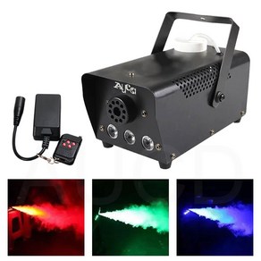 휴대용 400W 안개연기기 & RGB LED등 무대 디스코 DJ 홈파티 공연 분위기 효과 안개기, 220V