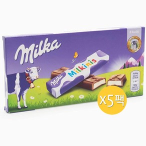 밀카 Milkinis 밀키니스 미니 밀크 초콜릿바 87.5g x5개, 5개