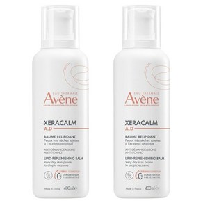 아벤느 제라캄 세라캄 AD 리피드 리플레니싱 밤 크림 400ml 2개 Avene Xeacalm A.D Baume Relipidant Peaux Seches