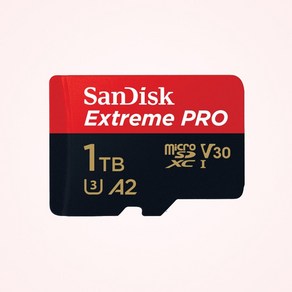 샌디스크 에스티원테크 공식인증 제품 마이크로 SD 카드 SDXC Exteme Po 익스트림 프로 QXCD, 1TB, 1개