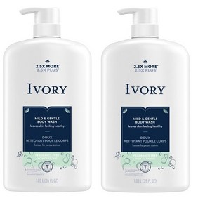 아이보리 무향 바디워시 Ivoy Body Wash Liquid Pump 35oz (1030ml) x 2 (2병), 2개, 1.03L