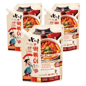 아딸 떡볶이 소스 300g x 3개입