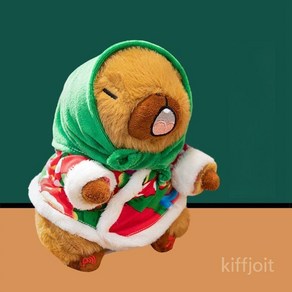 춤추는 내 친구 카피바라 말 따라하는 인형, 20cm, C. 크리스마스