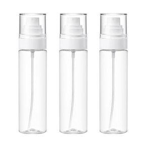 닥터보틀 화장품용기 울트라 안개분사 스프레이 미스트공병 100ml (3ea), 3개, 울트라 안개분사 미스트 100ml (유광/화이트/국산)