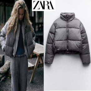 자라 겨울 워시드 다운 패딩 점퍼 자켓 ZARA 2컬러