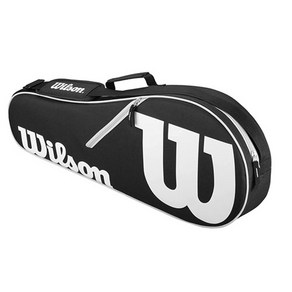 윌슨 어드밴티지 테니스 백 시리즈 라켓 가방 블랙/화이트 Wilson Advantage Tennis Bag Series