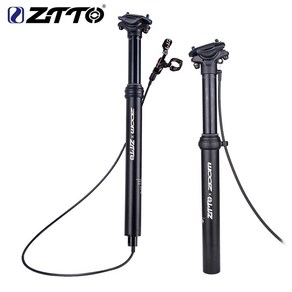 ZTTO 30.9 31.6 MTB 드로퍼 시트 포스트 조절식 시트 포스트 내부 라우팅 외부 케이블 CNC 원격 레버 100mm 여행용 시트 포스트, 1개