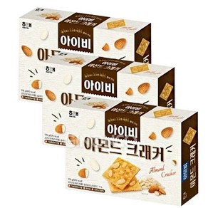 [씩씩가게] 아이비 아몬드 크래커 178g x 3ea, 3개