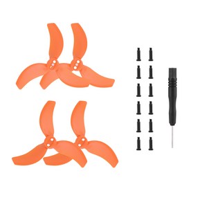 [BRDRC] DJI 아바타2 프로펠러 / Avata 2 드론 호환 경량 저소음 고효율성 악세사리, 오렌지, 1세트