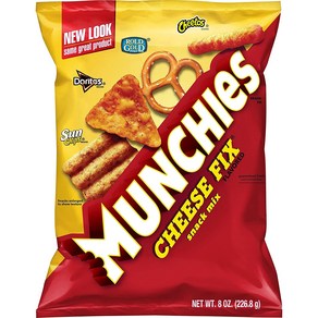 [미국직배송]먼치스 스낵 믹스 치즈맛 226.8g Munchies Cheese Fix Snack Mix, 1개