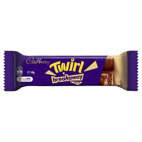 호주 캐드버리 트월 브레이크어웨이 와퍼 초코바 40g Cadbuy Twil Beakaway Wafe Chocolate Ba, 1개