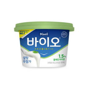 매일바이오 플레인 저지방 450g 냉장무배