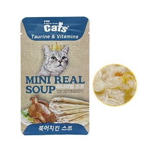 야옹이 영양 스프 40g - 북어치킨 1p 고양이 건강간식 파우치