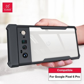 Xundd-Google Pixel 7 용 충격 방지 케이스 Google 6A 6 Pro 보호 범퍼 투명 얇은 전화 커버