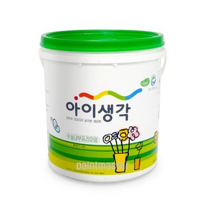 삼화페인트 아이생각 수성내부 프리미엄 친환경페인트 4L 무광, 0124D, 1개