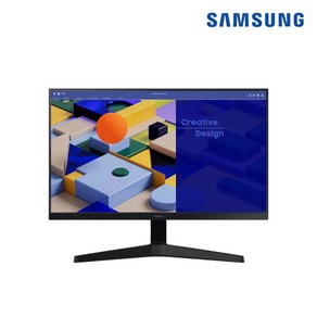 삼성전자 LS24C310 (24형모니터/IPS패널/평면/RGB+HDMI/FHD/스피커 없음/HDMI케이블제공), 60.4cm, LS24C310EAKXKR