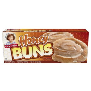 Little Debbie Honey Buns 6 Individually Wapped P Little Debbie Honey Buns 개별 포장된 페이스트리 6개 10.6 O, 1개, 300g