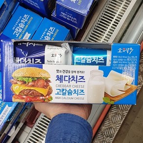 소와나무 체다 고칼슘 슬라이스 치즈 270g x 4입, 4개