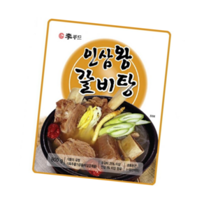 이푸드 업소용 식당용 식자재 자취생 즉석 간편 탕 국 찌개 인삼왕갈비탕 600g 1개