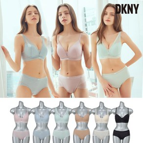 DKNY UNDERWEAR 어반 부티크 콜렉션 여성 브라팬티 12종 패키지