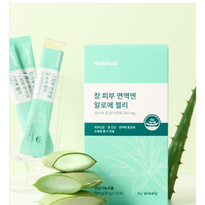 1개 해비추얼 와이즐리 장 피부 면역엔 알로에 젤리, 300g