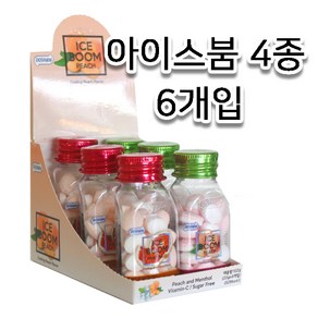 아이스붐 4가지맛 6개씩 골라담기/구취제거/상쾌함//임냄새제거, 레몬6개, 1개