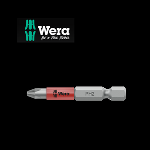 베라 WERA 필립스 비트 853/4 Phillips Bits ACR (05323780001) PH2x90, 1개