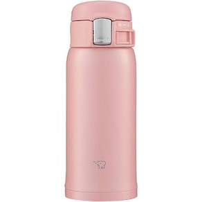 조지루시 원터치 오프닝 스테인리스 보온병 잠금장치 360ml 핑크 M-SF36-PA