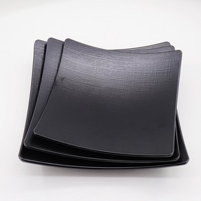 다다홈 멜라민 그릇 식기 앞접시 업소용 식당 접시, 1개, G-0631 깊은정사각접시 1호