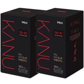 카누 미니 다크 로스트 아메리카노, 900mg, 180개입, 2개