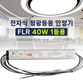 220V 램프용 전자식 형광등 안정기 FL FLR 20W 32W 40W PL FPL 24W 36W 55W 1등용 2등용 핀타입, 1개