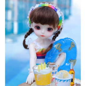 구체관절인형 풀세트 26cm 미요 bjd 관절 텐센줄, 1개