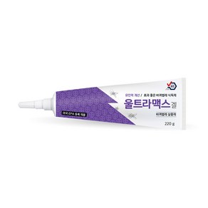 울트라맥스겔 220g+먹이캡 20개&해충트랩세트 바퀴벌레없애는법 퇴치약 바퀴겔 식독제, 220g, 1개