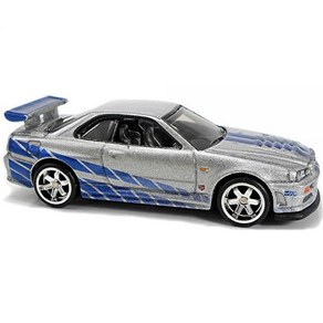 HOT Wheels 분노의 질주 프리미엄 패스트 임포트 실버 닛산 스카이라인 GT-R 1/5