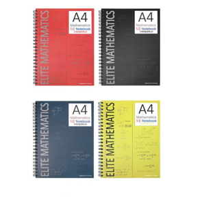 투영디자인 A4 수학 절취노트, Navy, 1개