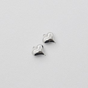 11036 써지컬 펜던트 양면 땜 통통하트 대 14x16mm(1개)