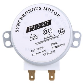 AC 220-240V 4W 6RPM 48mm 송풍기용 동기전동기 50/60Hz TYJ50-8A7 트레이, 1개