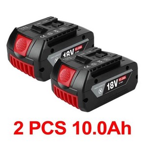 보쉬 전동 공구용 충전식 리튬 이온 배터리 18V 10Ah 백업 10000mah 휴대용 교체 보쉬 18V 배터리 BAT6