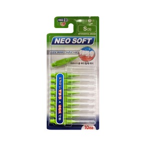 네오 소프트 치간칫솔 I자형 S(10개입) 1.0mm, 1mm, 10개, 5개